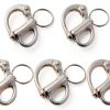 MDEOOSKY Snap Shackles 316 Stainless Steel 5 Pack-4