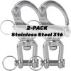Faneta Swivel Snap Shackle Stainless Steel 2.75in-1