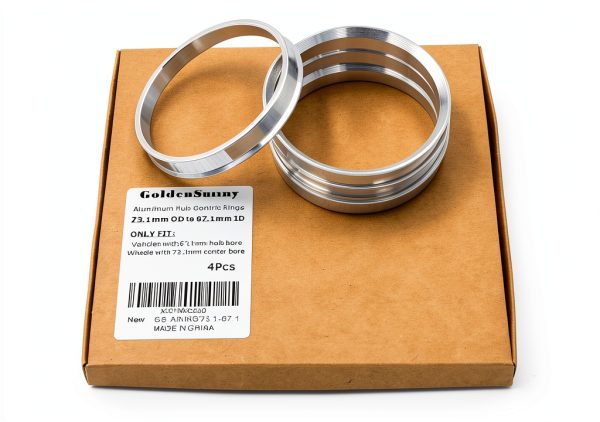 GoldenSunny Hub Rings for 73.1mm Wheels 67.1mm Hubs Aluminum-4