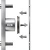 Hub Centric Ring Gorilla 73mm OD Aluminum Design-3