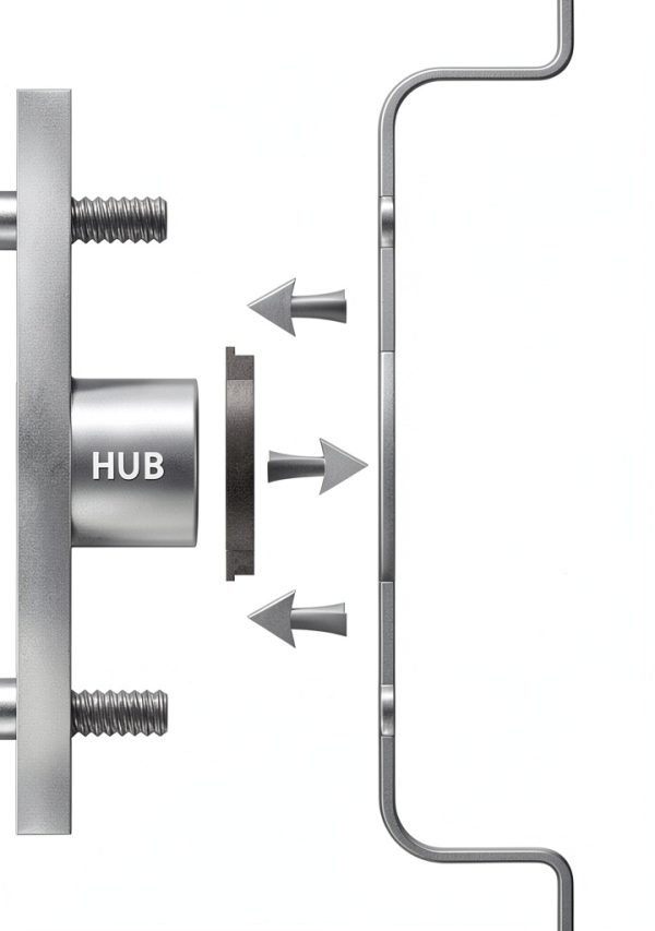 Hub Centric Ring Gorilla 73mm OD Aluminum Design-3