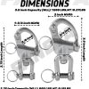 Faneta Swivel Snap Shackle Stainless Steel 2.75in-2