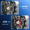 Wheel Hub Ring LUJIANI Aluminum Center 73.1mm-5