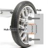 X AUTOHAUX Hub Centric Rings 4 Pcs Plastic-2