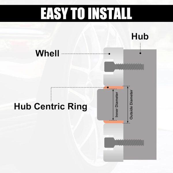 X AUTOHAUX Windshield Wiper Nozzle 4 Pcs Plastic Hub Centric-2