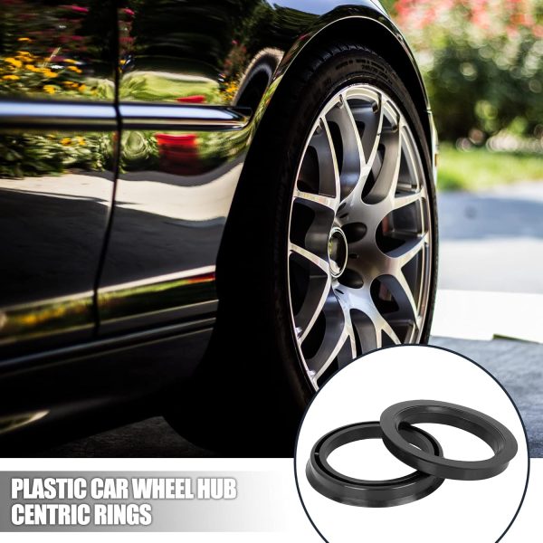 X AUTOHAUX Windshield Wiper Nozzle 4 Pcs Plastic Hub Centric-1
