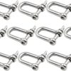 Eilumduo Stainless Steel Sailing Rigging Shackles-0