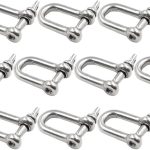 Eilumduo Stainless Steel Sailing Rigging Shackles-0