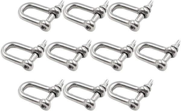 Eilumduo Stainless Steel Sailing Rigging Shackles-0