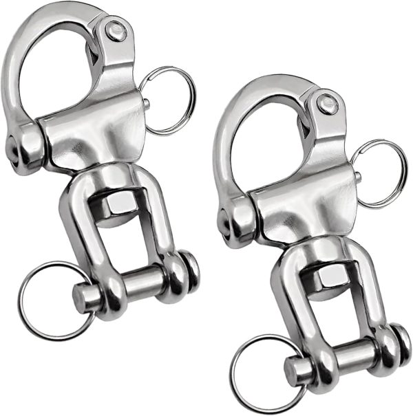 316 Stainless Steel Quick Release Snap Shackle Swivel Laorde-0