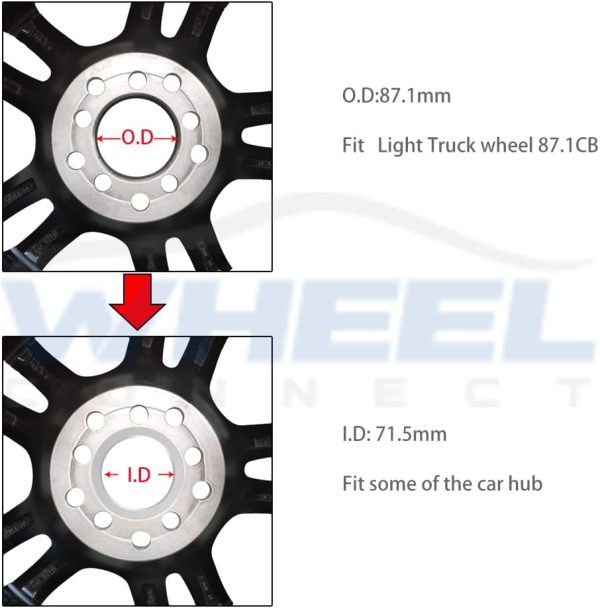 Hub Centric Rings Wheel Connect Aluminium Fit-1