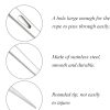 Stainless Steel Paracord Needle LXLVOUEG 7in-4