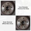 X AUTOHAUX Windshield Wiper Nozzle 4 Pcs Plastic Hub Centric-3