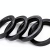 Irinidig Wheel Hub Center Ring Durable Aluminum-5