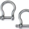 Stainless Steel Bow Shackles US Stainless Sports-0