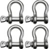 316 Stainless Steel Shackles by Laorde for Sailing Rigging-0