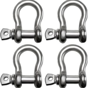 316 Stainless Steel Shackles by Laorde for Sailing Rigging-0