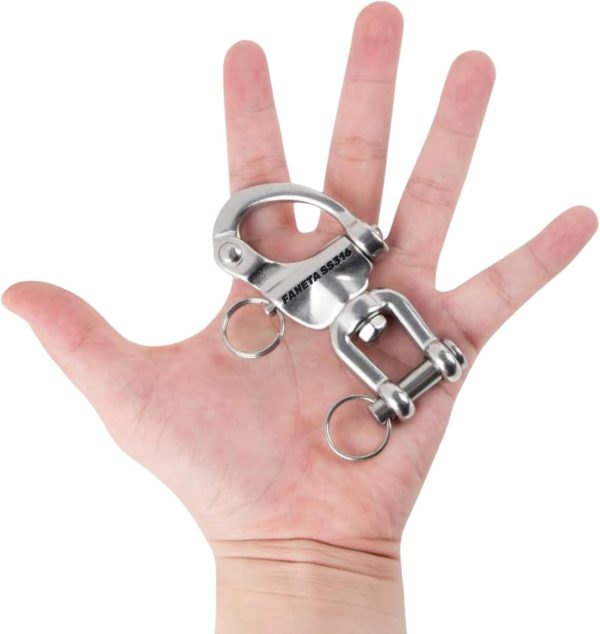 Faneta Swivel Snap Shackle Stainless Steel 2.75in-3