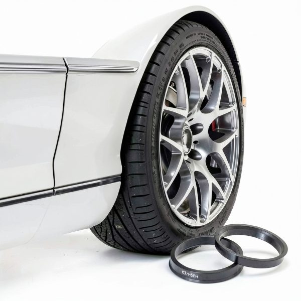 X AUTOHAUX Hub Centric Rings 4 Pcs Plastic-1