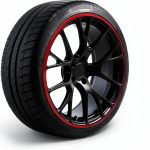 Zoomkey 21Inch Red Universal Alloy Wheel Edge Guard-0