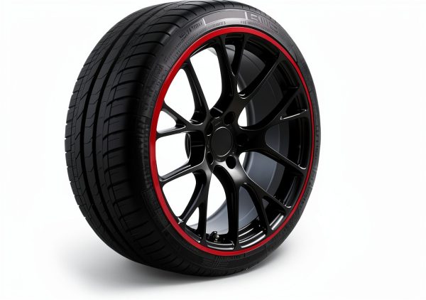 Zoomkey 21Inch Red Universal Alloy Wheel Edge Guard-0