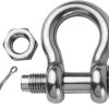 Stainless Steel D Ring Shackles by MEMUME for Boating-2
