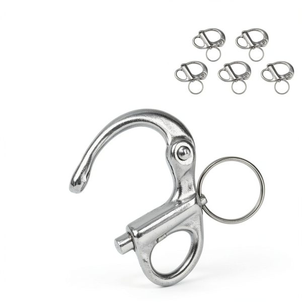 MDEOOSKY Snap Shackles 316 Stainless Steel 5 Pack-2