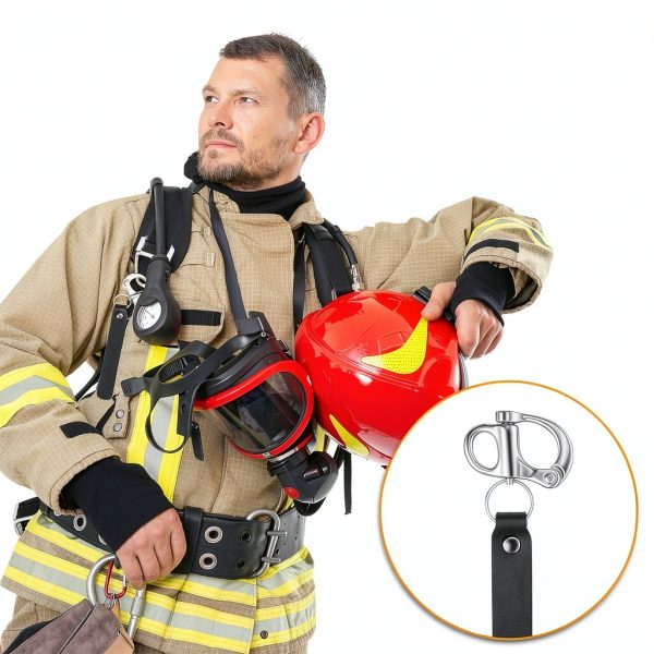 Firefighter SCBA Mask Quick Release Clips Black 316-4