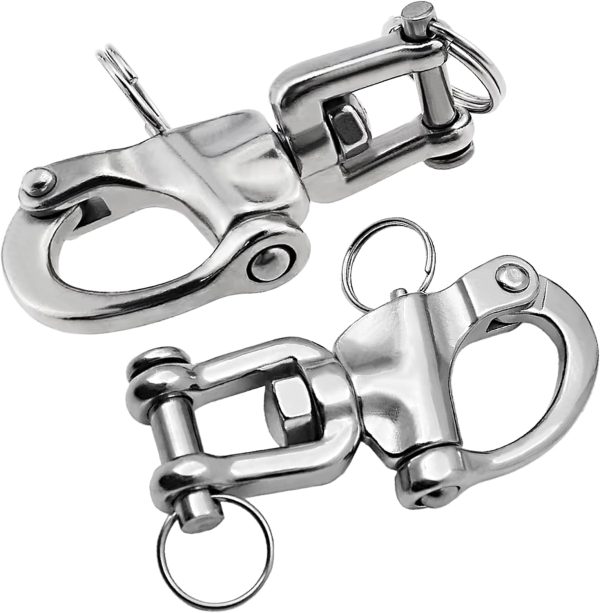316 Stainless Steel Quick Release Snap Shackle Swivel Laorde-1