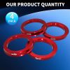 Wheel Hub Ring LUJIANI Aluminum Center 73.1mm-3