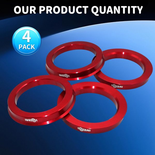Wheel Hub Ring LUJIANI Aluminum Center 73.1mm-3