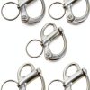 MDEOOSKY Snap Shackles 316 Stainless Steel 5 Pack-0