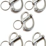 MDEOOSKY Snap Shackles 316 Stainless Steel 5 Pack-0