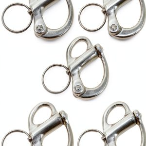 MDEOOSKY Snap Shackles 316 Stainless Steel 5 Pack-0