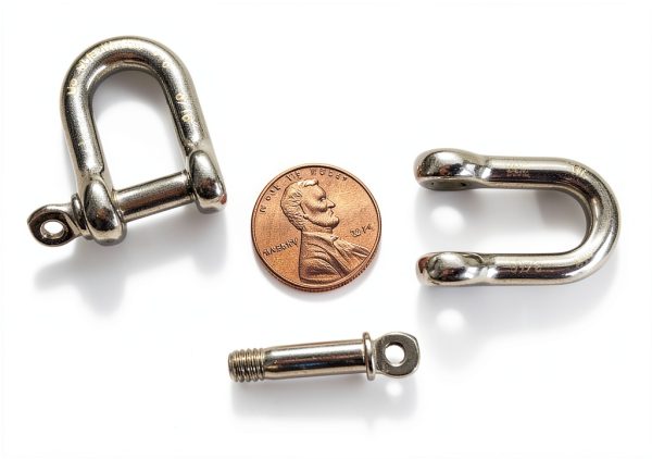 Stainless Steel Shackle US Stainless 2200lb Rigging-1