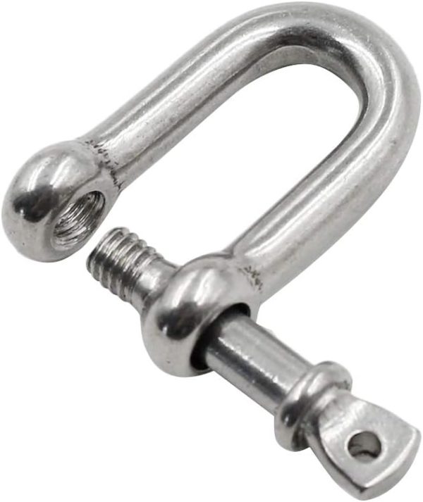 Eilumduo Stainless Steel Sailing Rigging Shackles-4