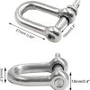 Eilumduo Stainless Steel Sailing Rigging Shackles-1