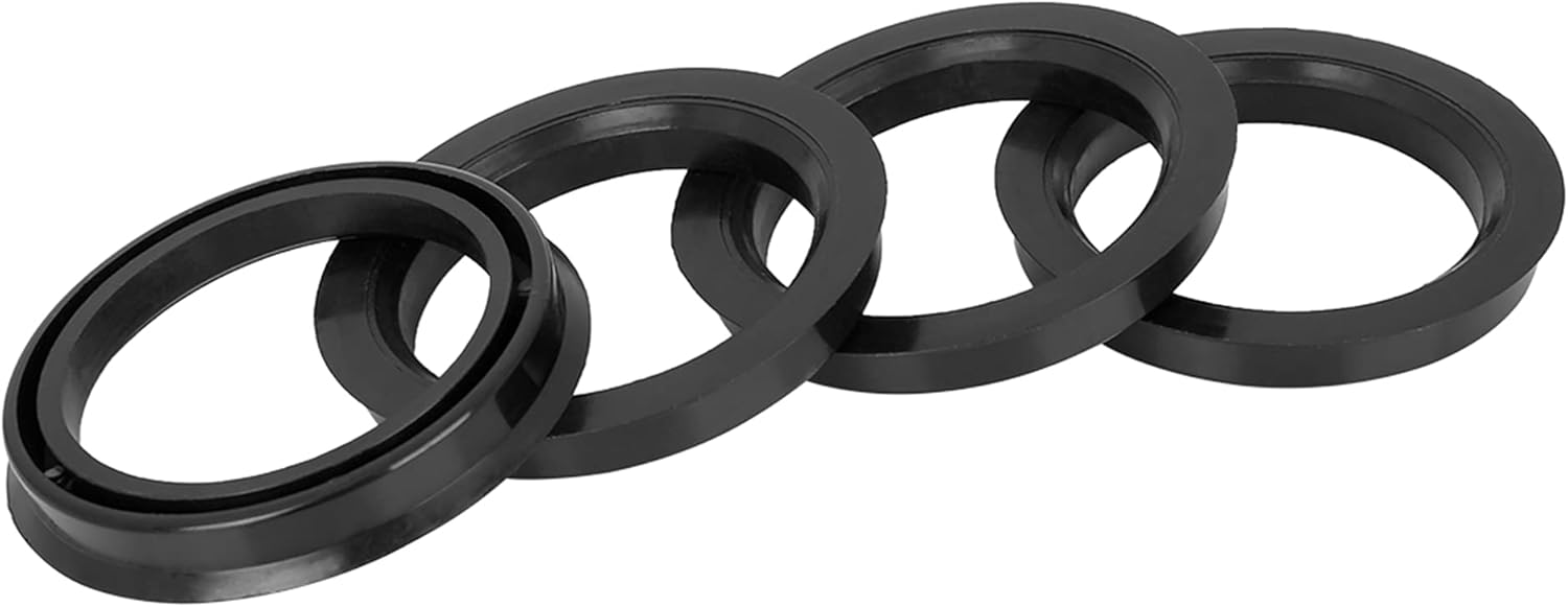 X AUTOHAUX Windshield Wiper Nozzle 4 Pcs Plastic Hub Centric Rings