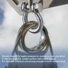 Stainless Steel D Ring Shackles by MEMUME for Boating-6