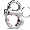 Stainless Steel Snap Shackle EEYAD Fixed Bail-1