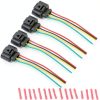 Danbojit Copper Heat‑shrink Butt Ignition Coil Connector for VW & Audi-0
