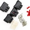 Ignition Coil Plug Connector WEITARI 4pcs Chrome Fit 90980-11885-5