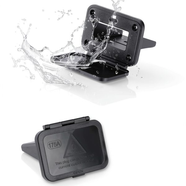 MOONDKIST 175A RV Plug Mount Panel Dustproof Flame‑Retardant Design-2