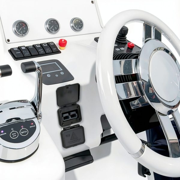 MOONDKIST 175A RV Plug Mount Panel Dustproof Flame‑Retardant Design-1