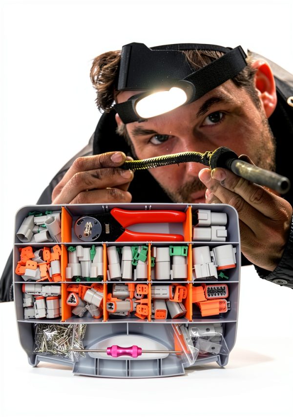 ALFOCI DT Connector Kit 482pcs Deutsch Series with Crimp Tools-5