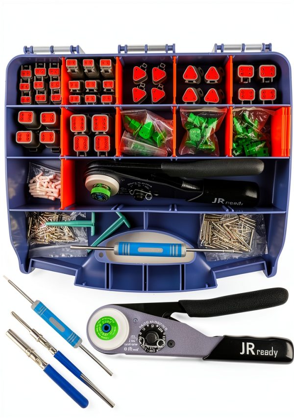 Deutsch DT Connector Kit JRready DW5011 Pro DT 2‑6 Pin Kit Gray-0
