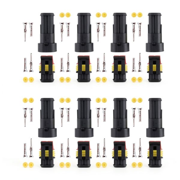 MUYI Quick Connect Pin Connector Set 10-Count Nylon Housing with-1