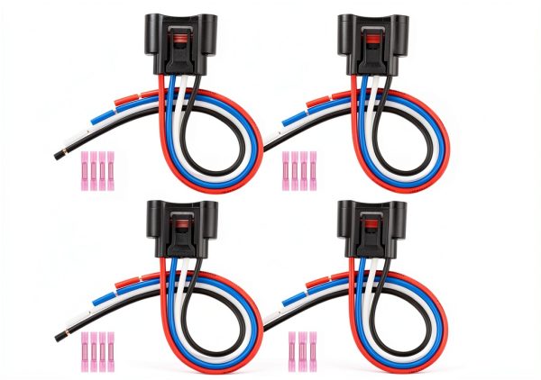 Svicari Ignition Coil Connector for Toyota 2002-2010 Male Plug 4 Pack-0
