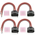 Ignition Coil Connector Svicari LH0058 Copper 4 Pin Automotive Harness-0